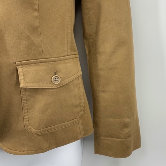 Theory women’s brown three button jacket/blazer, 0 - Picture 3 of 8